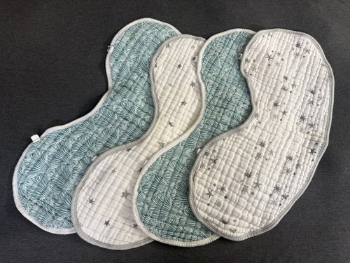 Aden + Anais Muslin Burpy Drool Baby Bibs 4 Pack