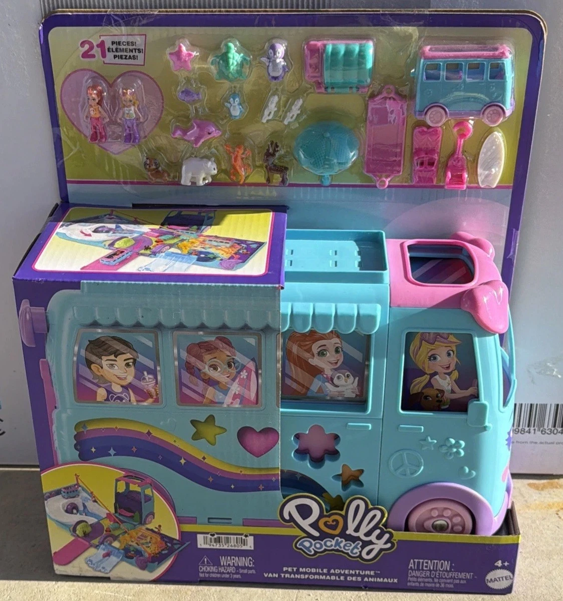 Polly Pocket Voiture Toboggan Mattel - Figurine pour enfant - Achat
