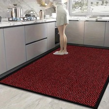 Large Heavy Duty Non Slip Rubber Back Door Mat Hallway Kitchen Floor Rug Barrier