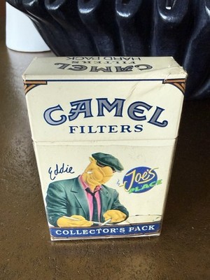 Vintage Camel Filters Collectible Cigarette Hard Pack Joe s Place - EMPTY