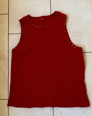 Pageone Shirt Bluse Rot XL 42