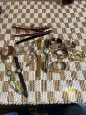 Lot of 12 Mixed Brands Watches Untested With Bands