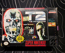 T2: The Arcade Game Terminator SNES Complete In Box Manual NTSC-U/C