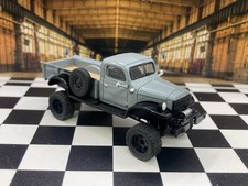1945 Dodge Power Wagon Lifted 4x4 Truck 1/64 Diecast Custom Greenlight Pickup