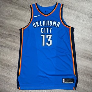 PAUL GEORGE Oklahoma City Thunder Pro Cut Nike Jersey 48 +4 Authentic Team Game