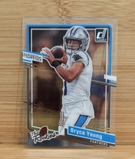 BRYCE YOUNG 2023 CLEARLY DONRUSS FOOTBALL THE ROOKIES PANTHERS RC