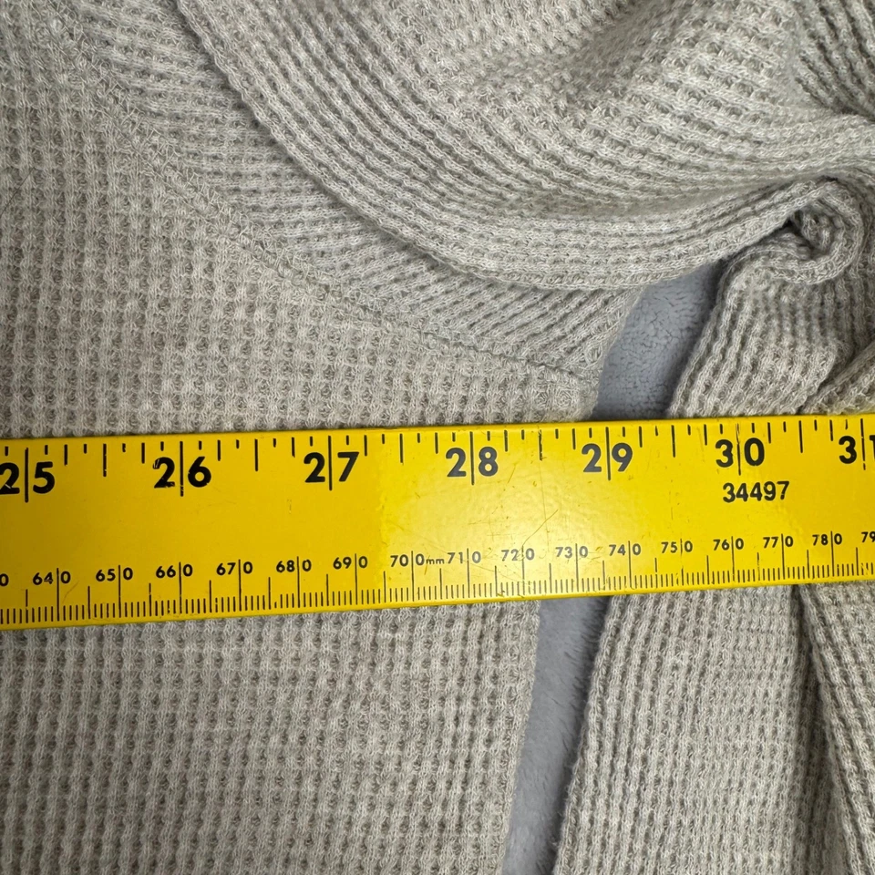 Polo Ralph Lauren Long Sleeve Waffle Knit Cotton T-Shirt Mens 2XB Beige - Image 4 of 4