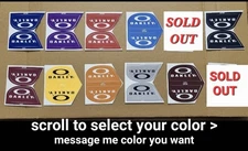 Oakley Football Helmet Visor Eye Shield Tab Sticker Decals (Read Description) 