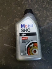 Mobil SHC 630 Synthectic Circulating And Gear Oil NOS 1 Qt Bottle