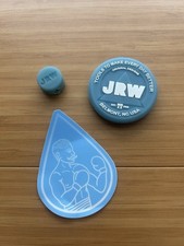 JRW Gear Noviembre 2025 Azul Claro Curador Flex + Cuentas Flex + Pegatina
