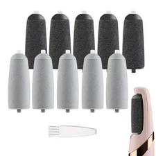 10 Pcs Roller Refills Compatible with Finishing Touch Flawless Pedi Electric ...