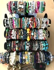 100+ HUGE Vintage Costume to Fashion Jewelry lot Bracelet Bangle Bead Stretch
