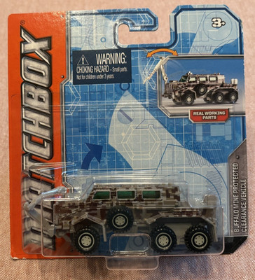 MATCHBOX 2012 REAL WORKING RIGS BUFFALO MINE PROTECTED CLEARANCE VECHICLE #RW025