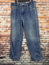 Nat Nast Luxury Original Denim Blue Jeans 34" x 29" w/ Distress