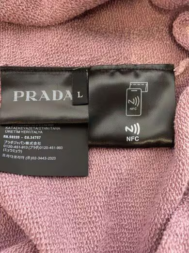 PRADA/College/Vintage Sweatshirt/L/Cotton/Pink/UJL19C thumbnail 4