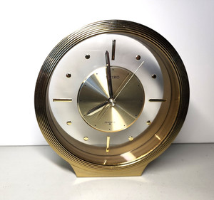 Seiko Gold Clock | eBay