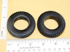 Pr Custom 3D Printed Tonka/Smith Miller Rear/Drive Tire Toy Parts CUP-010