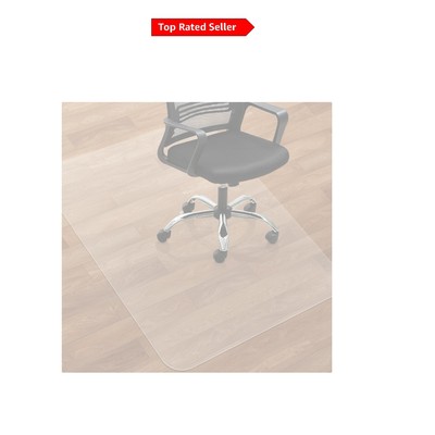 Klare Antirutsch Stuhlmatte für Hartböden - 120x90 cm pflegeleichter Schutz