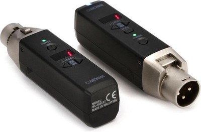 Boss WL-30XLR Wireless System XLR Black & Gray Easy Setup Battery Powered 110dB