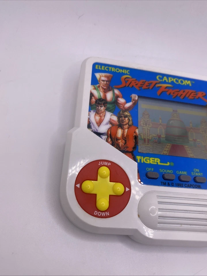 Street Fighter II Tiger Juego Portátil 1992 Electrónica Capcom Probado Foto 2 de 4