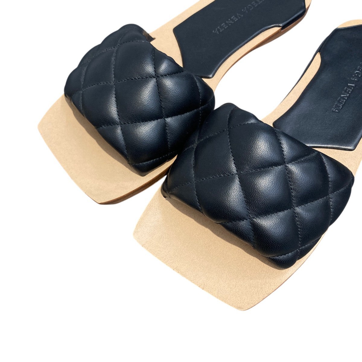 BOTTEGA VENETA Sandals Women's Size 35.5 Black Leather thumbnail 4