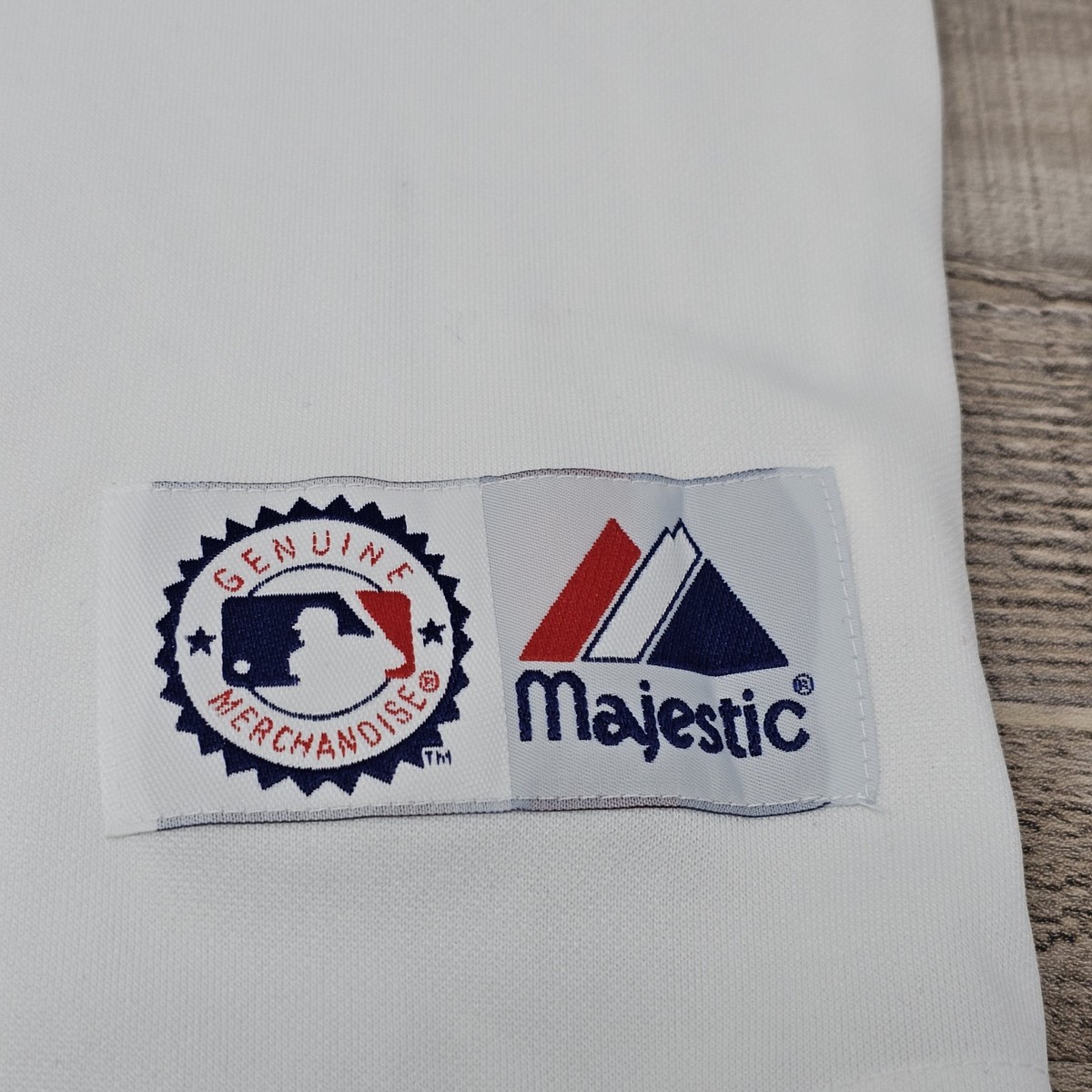 Vintage Majestic Washington Nationals Jersey Blank White