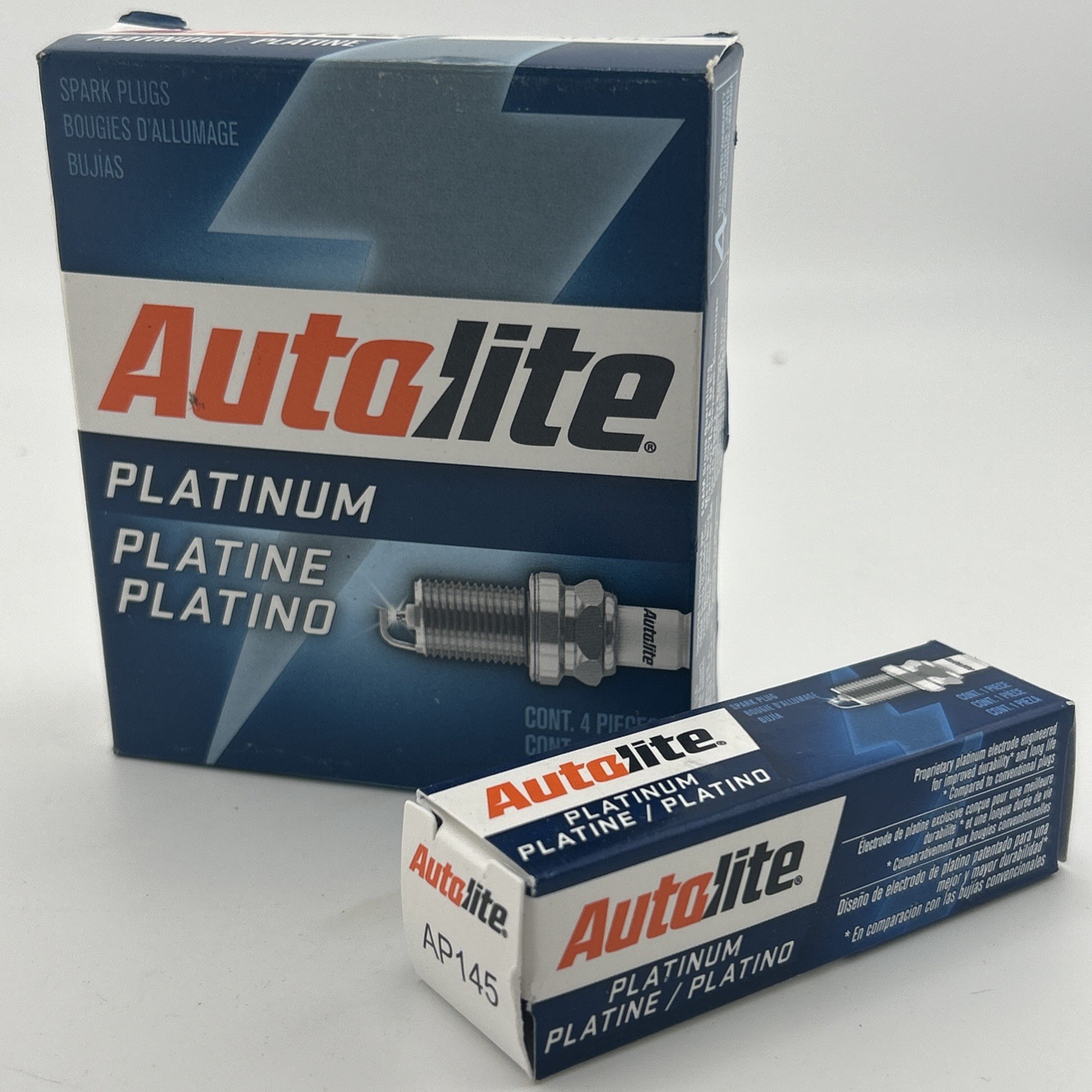 Autolite AP145 Spark Plug-Platinum Set of 4 New