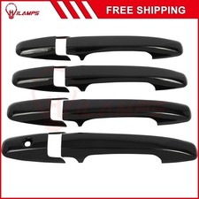 Door Handle Cover Glossy Black Left Right For 2006-2011 Honda Civic 8th Gen Door Handle Cover Glossy Black Left Right For 2006-2011 Honda Civic 8th Gen