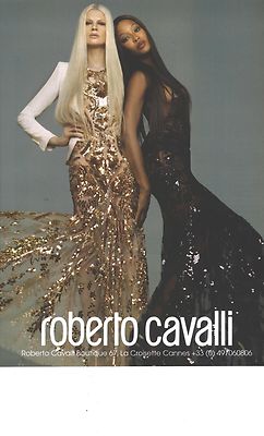 WERBUNG WERBUNG 2012 CAVALLI ROBERTO Naomi Campbell & Dakota Jonhson