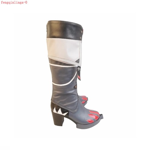 Anime Game Zenless Zone Zero Jane Doe Cosplay Props Shoes Long Boots Custom-Made - Picture 9 of 11