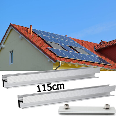115cm ALU Solarprofi Solarschiene Montageprofil PV-Anlage Für Solarmodule Panel