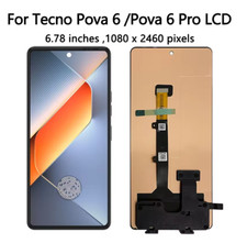 Full LCD Display Touch Screen Digitizer Replacement For Tecno Pova 6 Pro 5G LI9