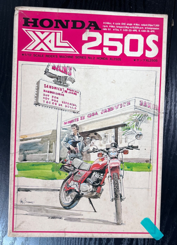 BANDAI HONDA XL250S 1/12 . From Japan6 - 第 1/9 張圖片