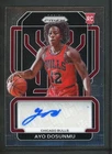 2021-22 AYO DOSUNMU AUTO PANINI PRIZM ROOKIE RC AUTOGRAPHS