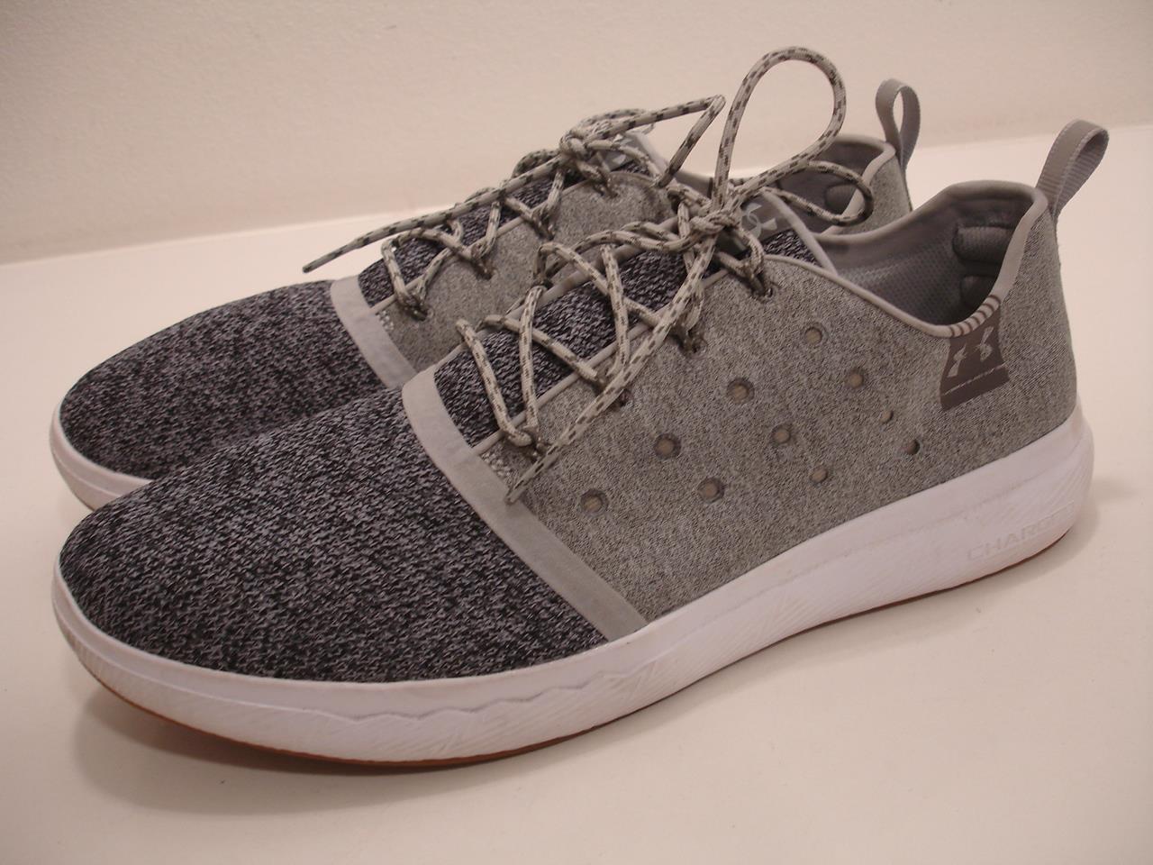 Men's sz 12 M UA Under Armour Charged 24-7 1288347-941 Low Overvast Grey Shoes