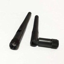 2X 433Mhz Antenna 2dBi With RP SMA Male Connector Rotation Omni Antenna Siz