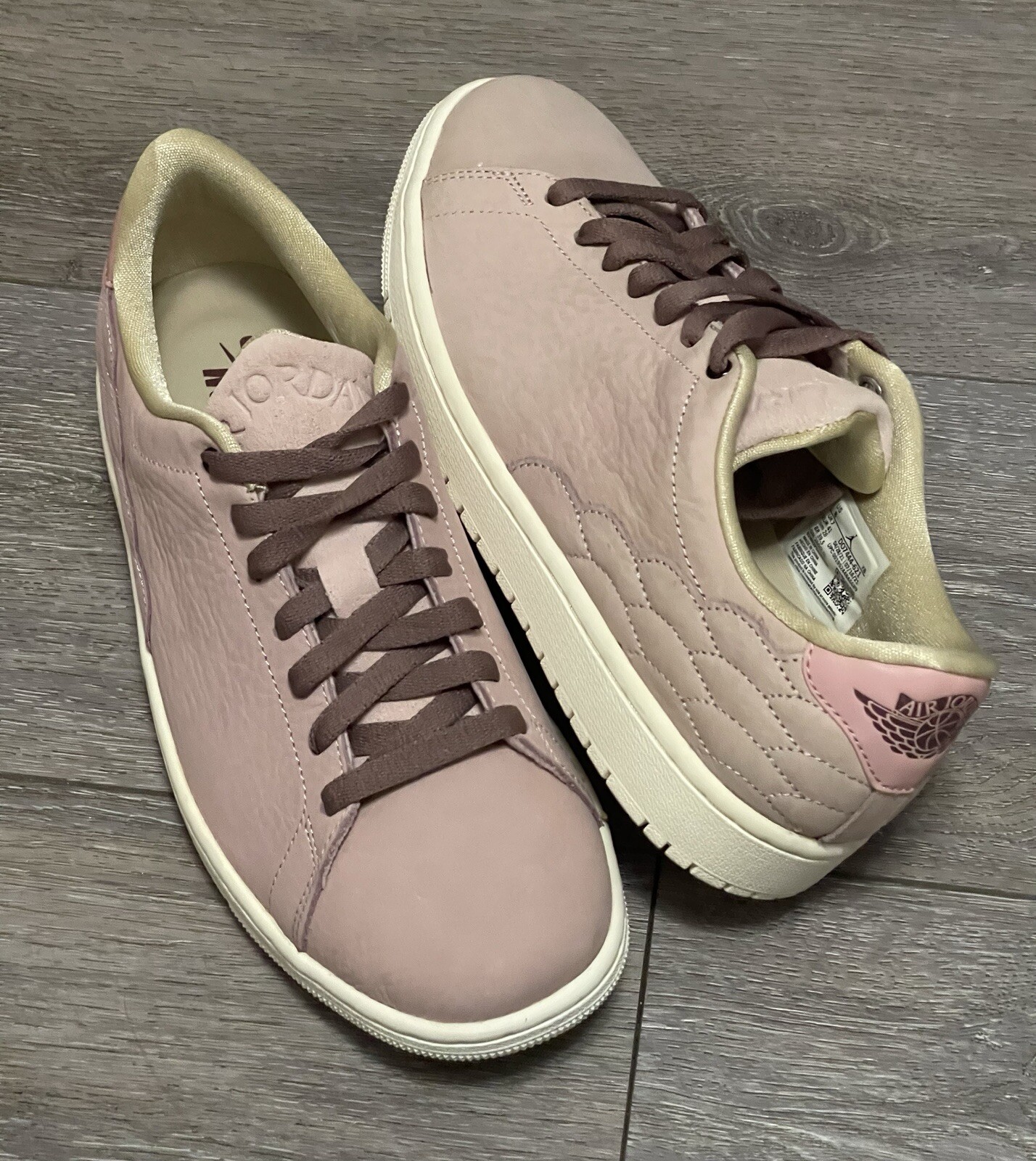 Nike Air Jordan 1 Centre Court rosa Oxford Dark Pony DO7444 621 da uomo taglia 8 nuove senza scatola