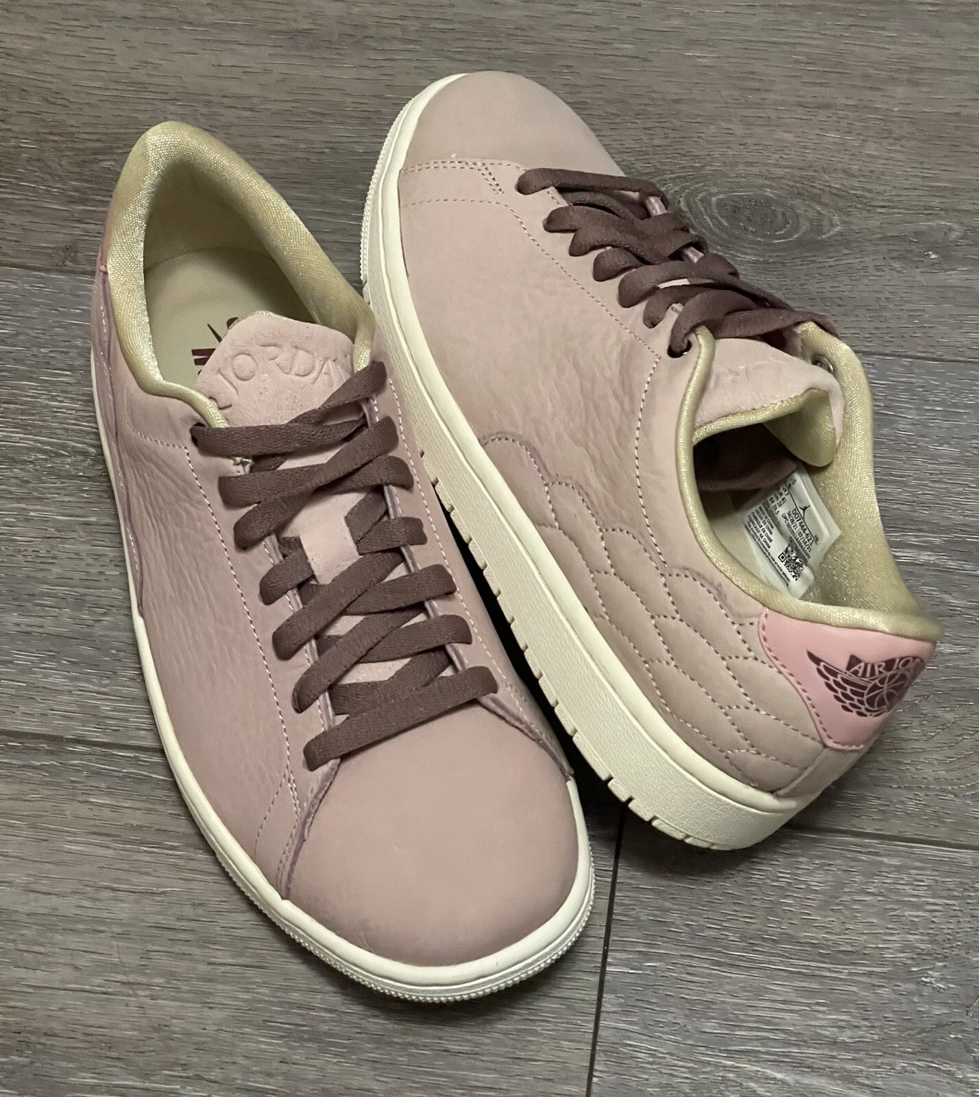 Nike Air Jordan 1 Centre Court rosa Oxford Dark Pony DO7444 621 da uomo taglia 8 nuove senza scatola