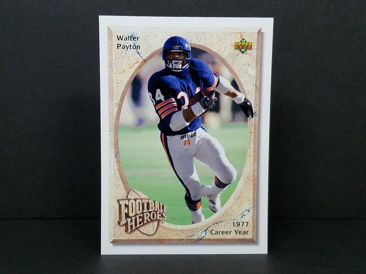1992 Upper Deck #21 Walter Payton, Chicago Bears (HOF) - Football