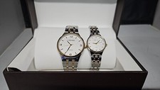 Men Women CHENXI Couple Two-Tone Watches Stainless Steel Lover Gift Set