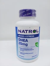 Natrol Dhea Mood And Stress, 25mg, 300 Tablets Exp. 10/2026