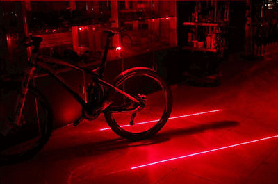 Buy 5 LED + 2 Laser Bike Bicycle Light Rear Tail Flashing Safety Warning Lamp Night