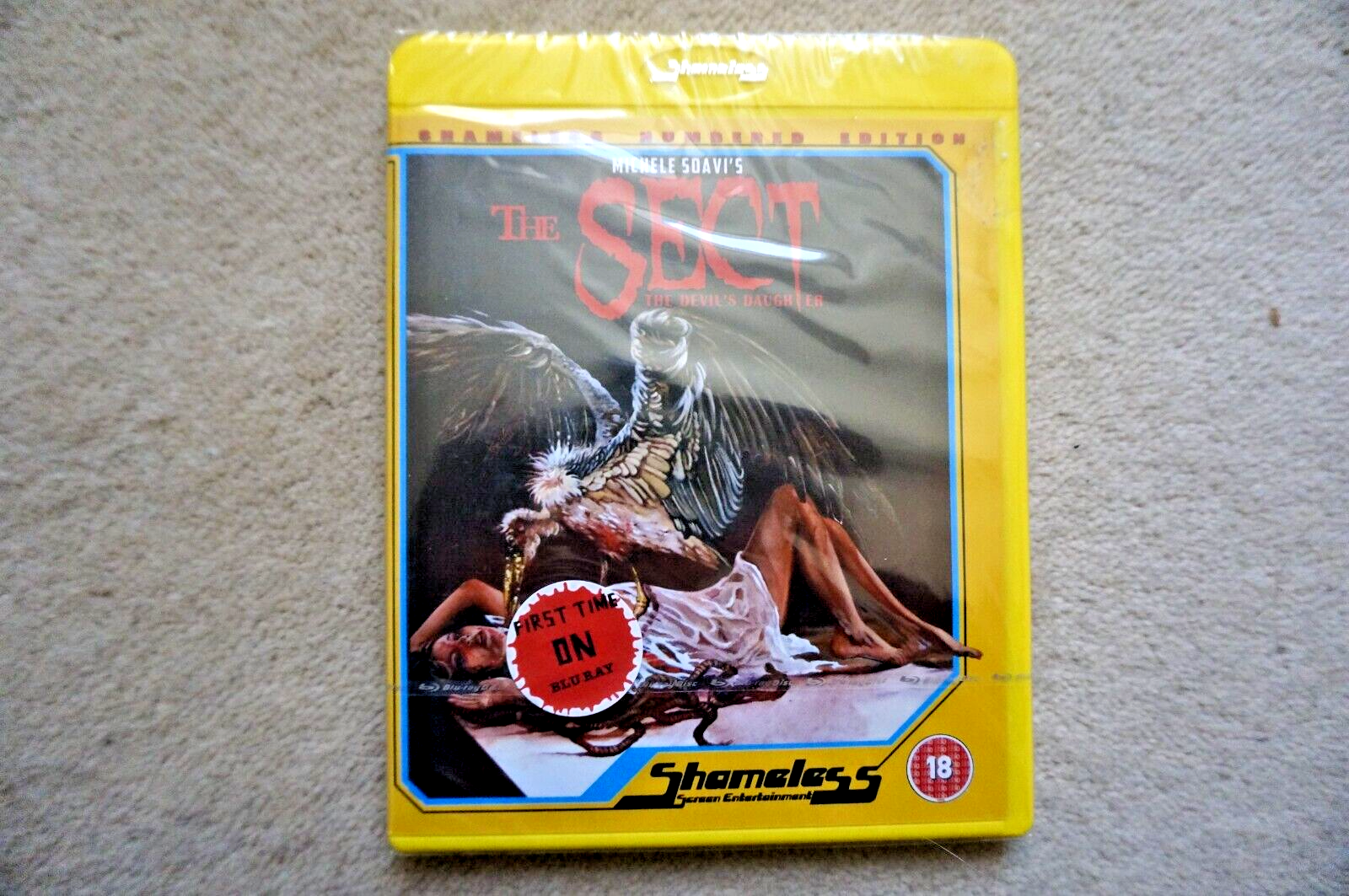BLU-RAY      THE SECT    SHAMELESS  NEW SEALED UK STOCK