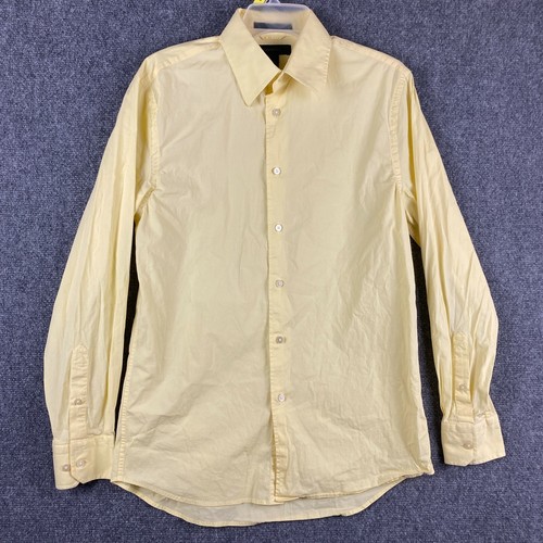 Yellow Stretch Cotton Collared | eBay