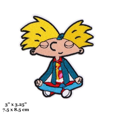 Hey Arnold Cartoon Arnold Shortman Character Embroidered Iron On Patch