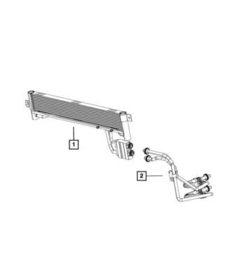 #ad Genuine Mopar 2019 2023 Jeep Cherokee Front Oil Cooler Pressure Tube 68399017AA $68.99