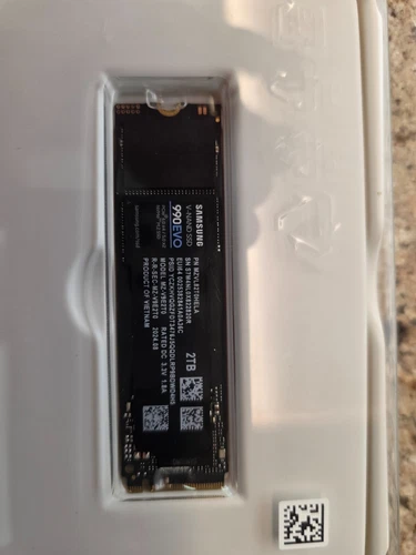 17 HOURS SAMSUNG 990 evo 2TB SSD PCIE 4.0 NVME M.2 SOLID STATE DRIVE TESTED