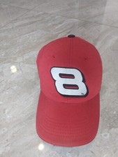 Dale Jr Number 8 Budweiser vintage Red adjustable strap Hat By Chase