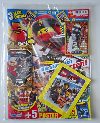 LEGO NINJAGO Serie 4 Magazin + Limitierte LE5 Ultra Power Zane + Booster /OVP