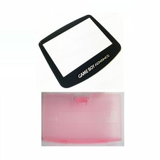 New PINK Game Boy Advance Battery Cover  New Screen Lens GBA Replacement